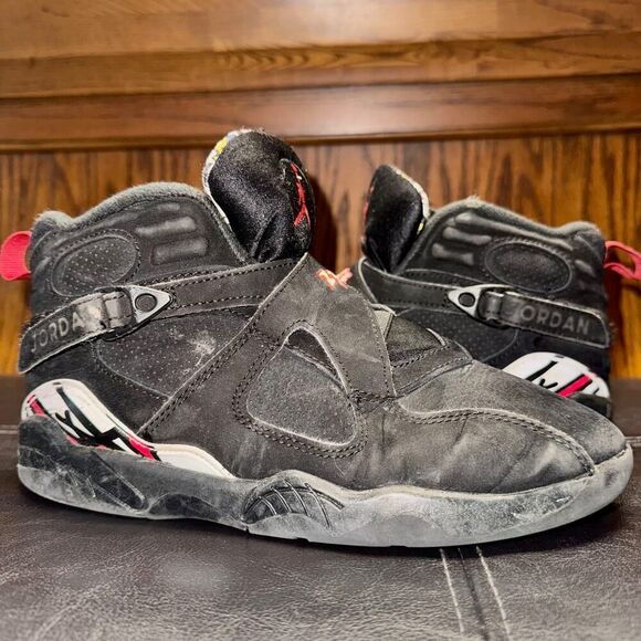 Nike Air Jordan Retro 8 Playoff Basketball Shoes Sneakers - Size 3Y Rare - Picture 2 of 10
